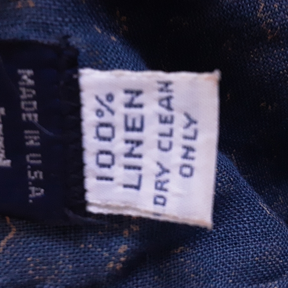 Ralph Lauren Blue Label Linen and Lace Scarf Vintage Prairie Blouse - Picture 7 of 9